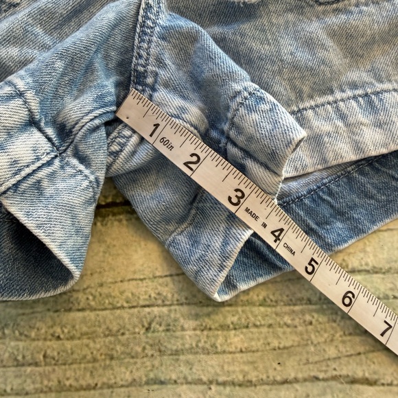 Gap drawstring blue denim jeans shorts. M - Picture 5 of 7